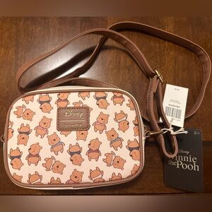 NWT Loungefly Disney Winnie The Pooh Chibi Camera Crossbody Bag